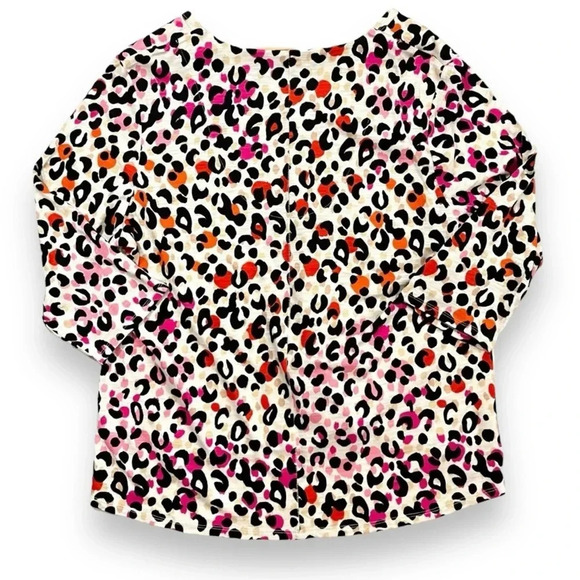 NWOT Chico’s Cheetah Print V-Neck Plus Size Tees (Lot of 2) - Picture 5 of 8